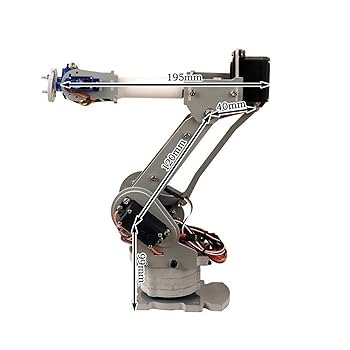教育用　6軸ロボット Amazon | 産業用ロボット アーム スケール モデル 6DOF ロボット